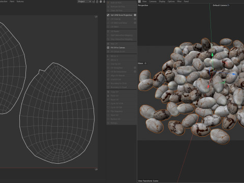 Chia seeds pile Modelo 3D