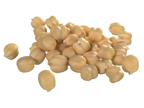 Chickpea pile Model 3D