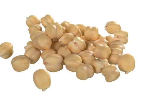 Chickpea pile 3D मॉडल