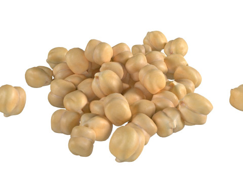 Chickpea pile 3D मॉडल