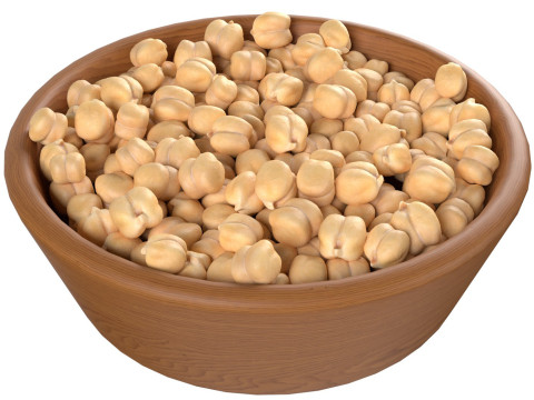 Chickpeas Bowl Model 3D
