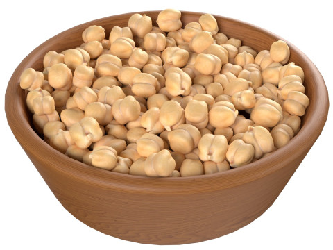 Chickpeas Bowl Model 3D