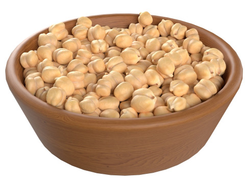 Chickpeas Bowl Model 3D