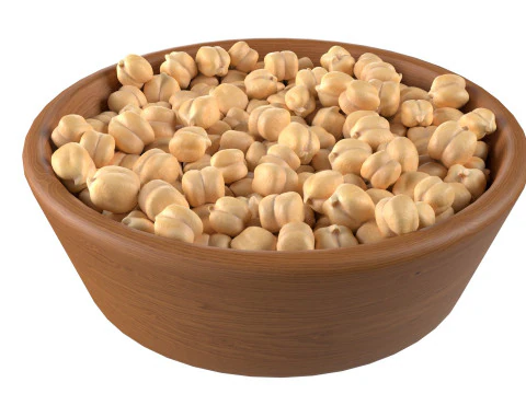 Chickpeas Bowl 3D Model
