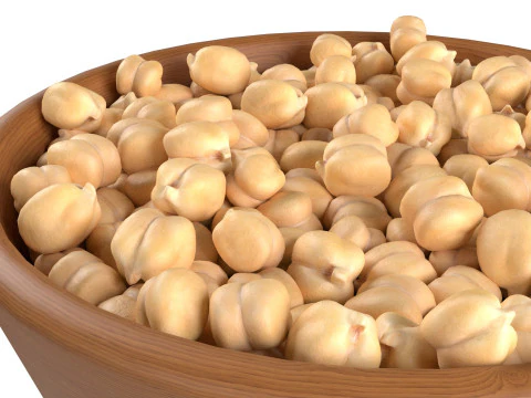 Chickpeas Bowl 3D Model
