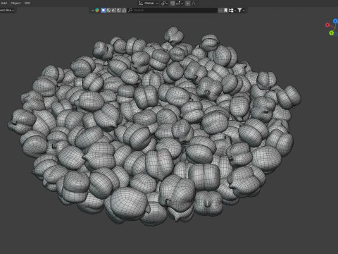 Chickpeas Bowl 3D Model