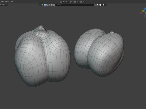 Chickpeas Beans 3D Model