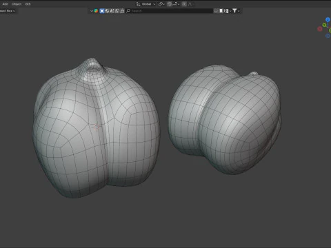 Chickpeas Beans 3D Model