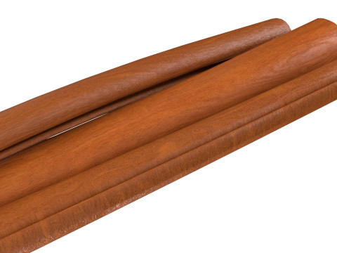 Cinnamon Sticks 3D 模型