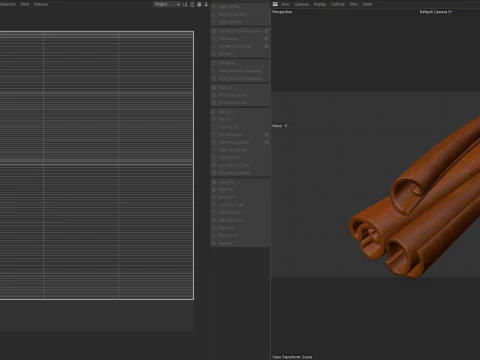 Laski Cynamonu Model 3D