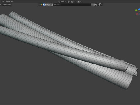 Cinnamon Sticks 3D 模型