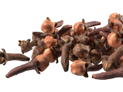 Cloves Pile 3D Model