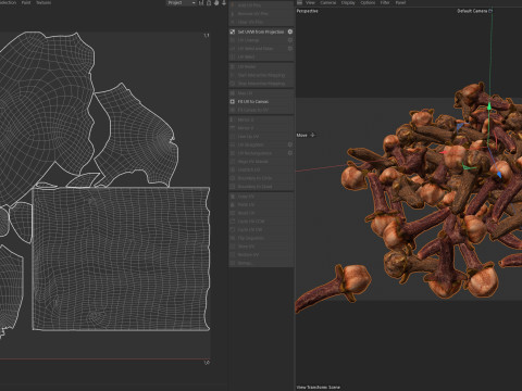 Cloves Pile 3D Model