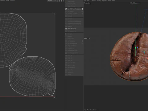 Gr&atilde;o de caf&eacute; v2 Modelo 3D