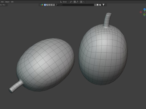 Coffee bean red raw 3Dモデル