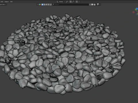 Corn seed bowl 3D Model