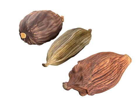 Dried cardamom fruit Modelo 3D