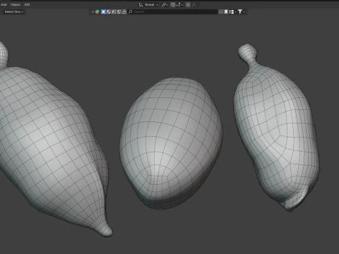 Dreid Green cardamom 3D Model