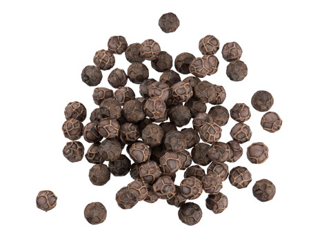 Dried peppercorn black pile Modello 3D