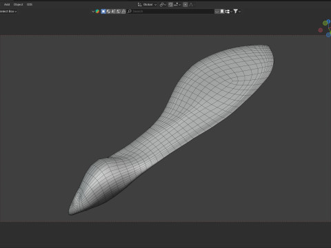 Dry maple seed v2 3D Модель