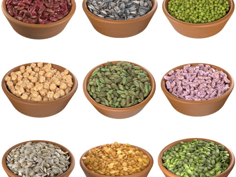 Bean and Seeds collection v1 Modelo 3D