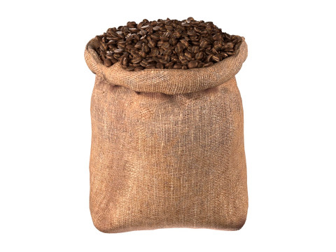 Coffee Bean set Model 3D