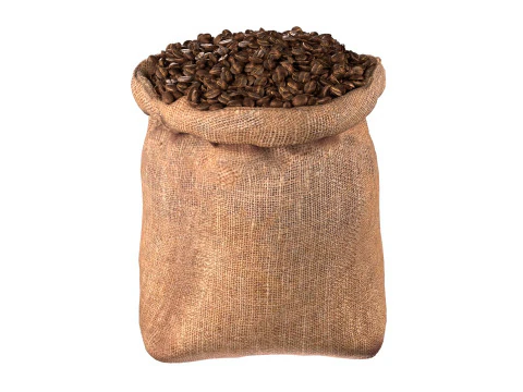 Koffiebonenset 3D Model