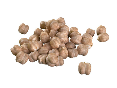 Chickpea and Garbanzo beans collection 3D 모델