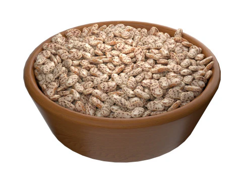 Roman and Borlotti Bean set 3D Model