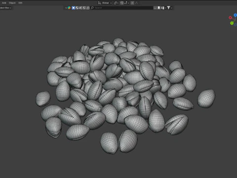 Pistachio pile 3D Model