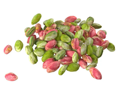 Pistachios Nuts collection 3D Model
