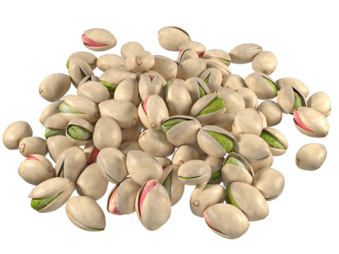 Pistachios Nuts collection 3D 模型