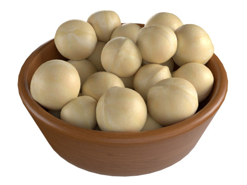 Macadamia Nut Collection Modelo 3D