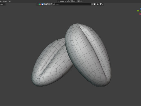 Wheat grain 3D Модель
