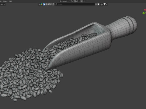 Wheat scoop 3Dモデル