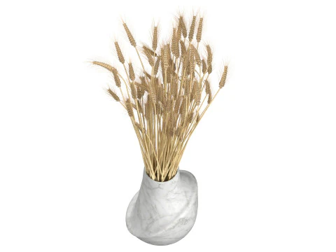 Wheat vase 1 3D Model