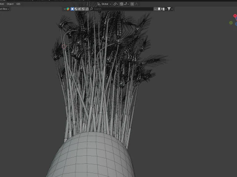 Wheat vase 1 3D Model