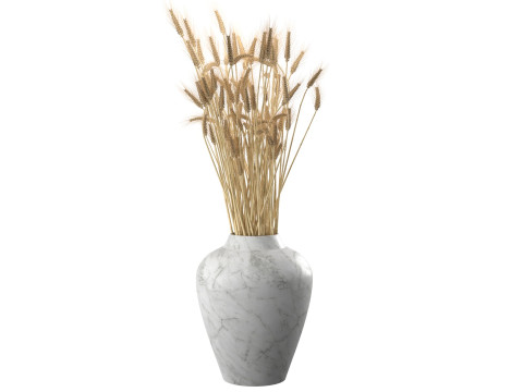 Wheat vase 2 Modèle 3D