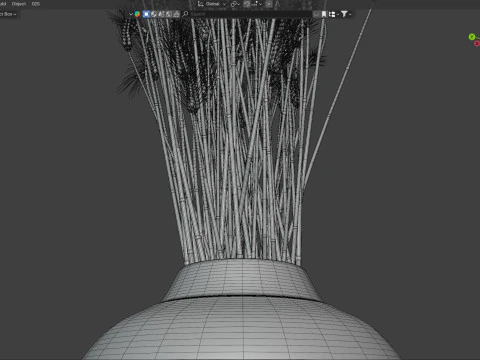 Wheat vase 2 3D Model