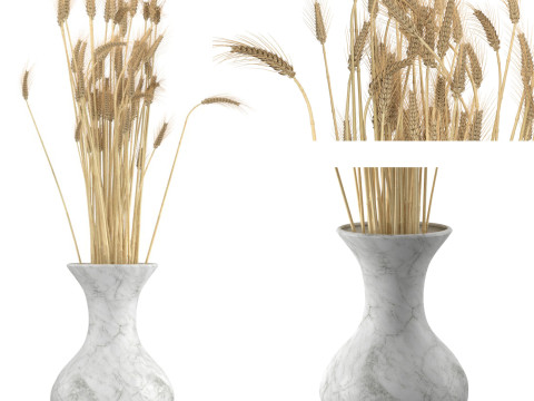 Wheat vase 3 3D 모델