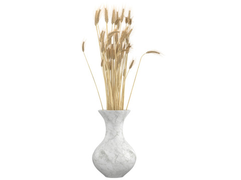 Wheat vase 3 3D Модель