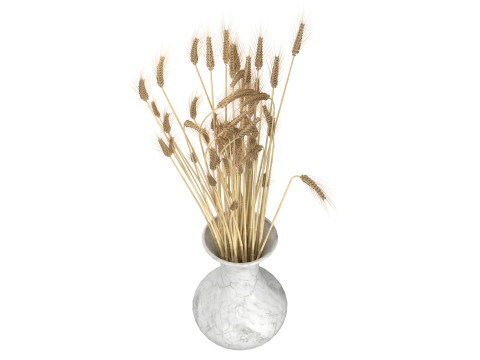 Wheat vase 3 3D Модель