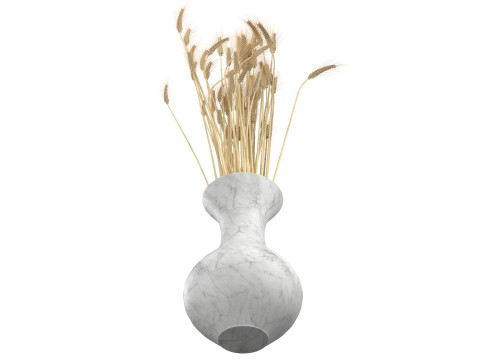 Wheat vase 3 3D Модель