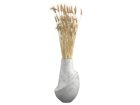 Wheat vase collection 3D 모델