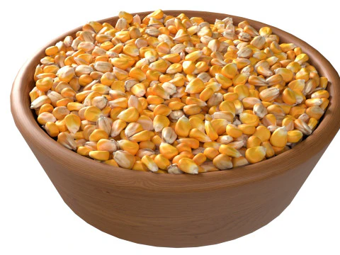 Seeds Grain Beans Nuts Mega Bowl collection 3D Model