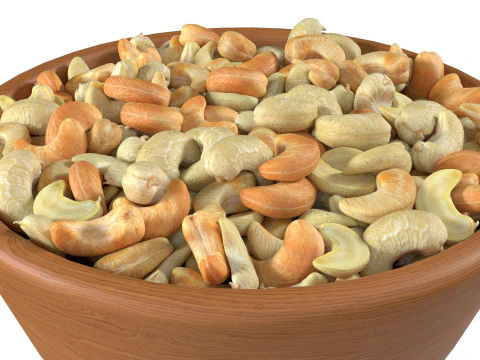 Seeds Grain Beans Nuts Mega Bowl collection 3D Model