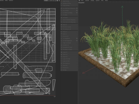 Green field section 3D Model