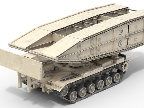 Armored Bridge M60 AVLB 3D Model