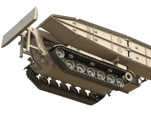 Armored Bridge M60 AVLB 3D 模型