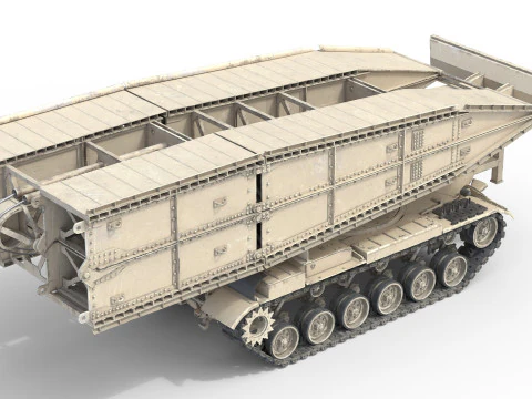 Armored Bridge M60 AVLB 3D Model
